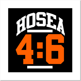 Hosea 4:6 Christian Gift Posters and Art